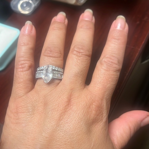 Silver 925 2 carat size 7 - Picture 7 of 10